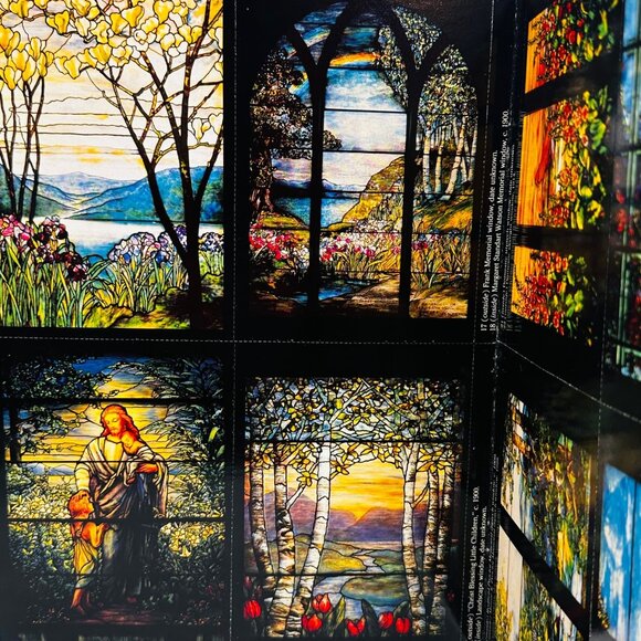 Tiffany Stained Glass Windows Postcards - 24 Ready-To-Mail Full Color Postcards - Picture 4 of 7